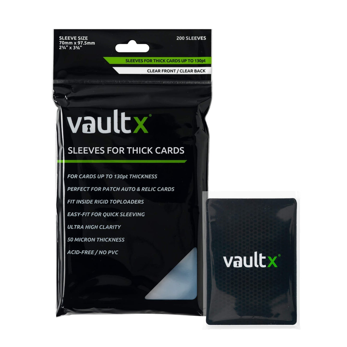 sleeves for patch cards Vault X Card Thick Image:Right Arm of the Forbidden One SVP177 That is Rapid Strike Style Mustard