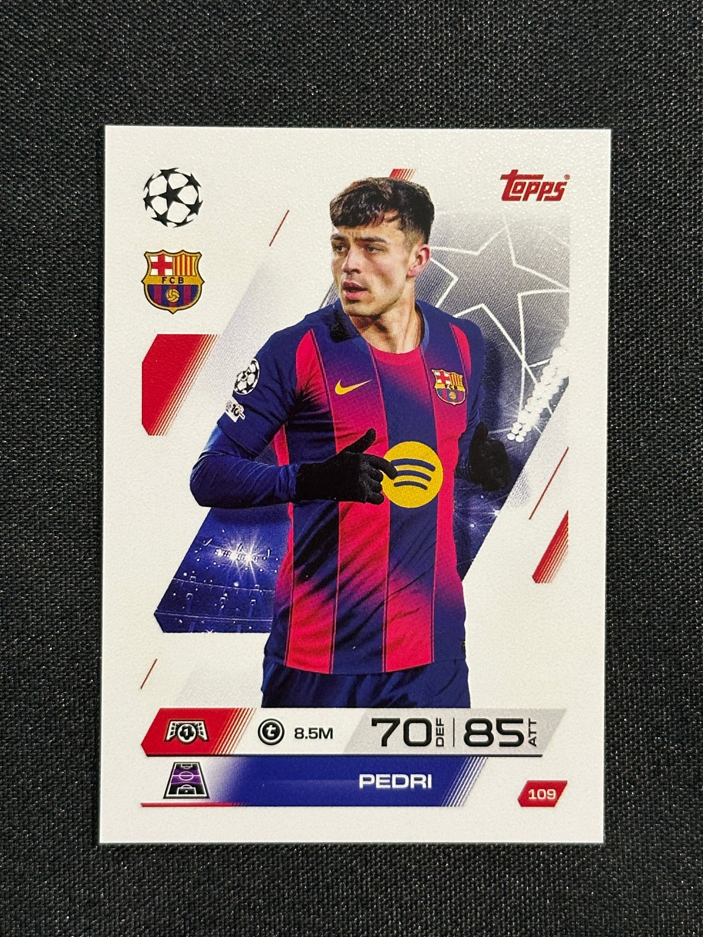 109 Pedri Barcelona Base - Topps Match Attax 2025/26