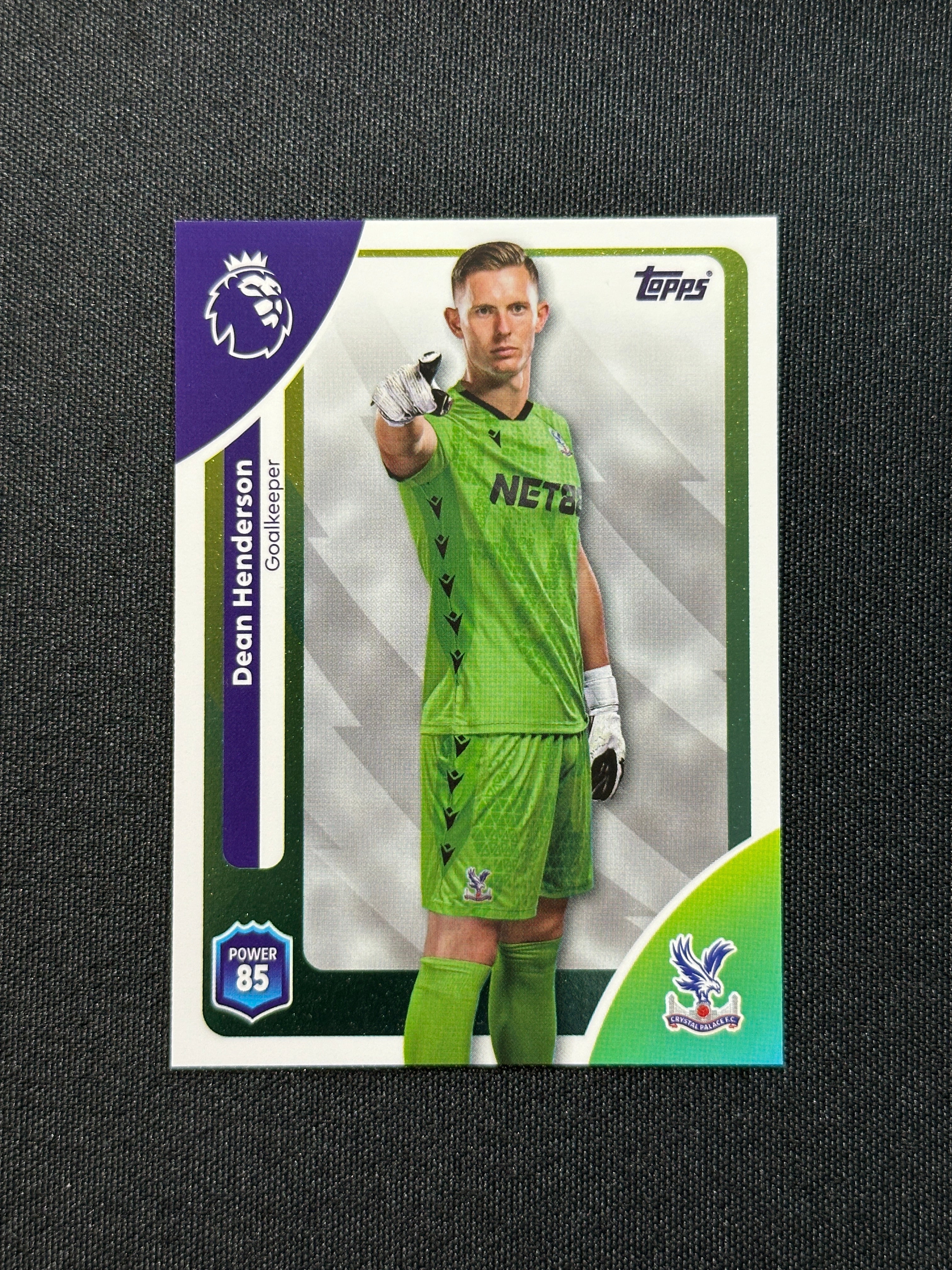 110 Dean Henderson Crystal Palace Base Topps Premier League 2026