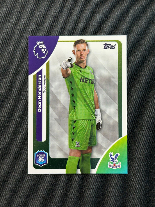 110 Dean Henderson Crystal Palace Base - Topps Premier League 2026