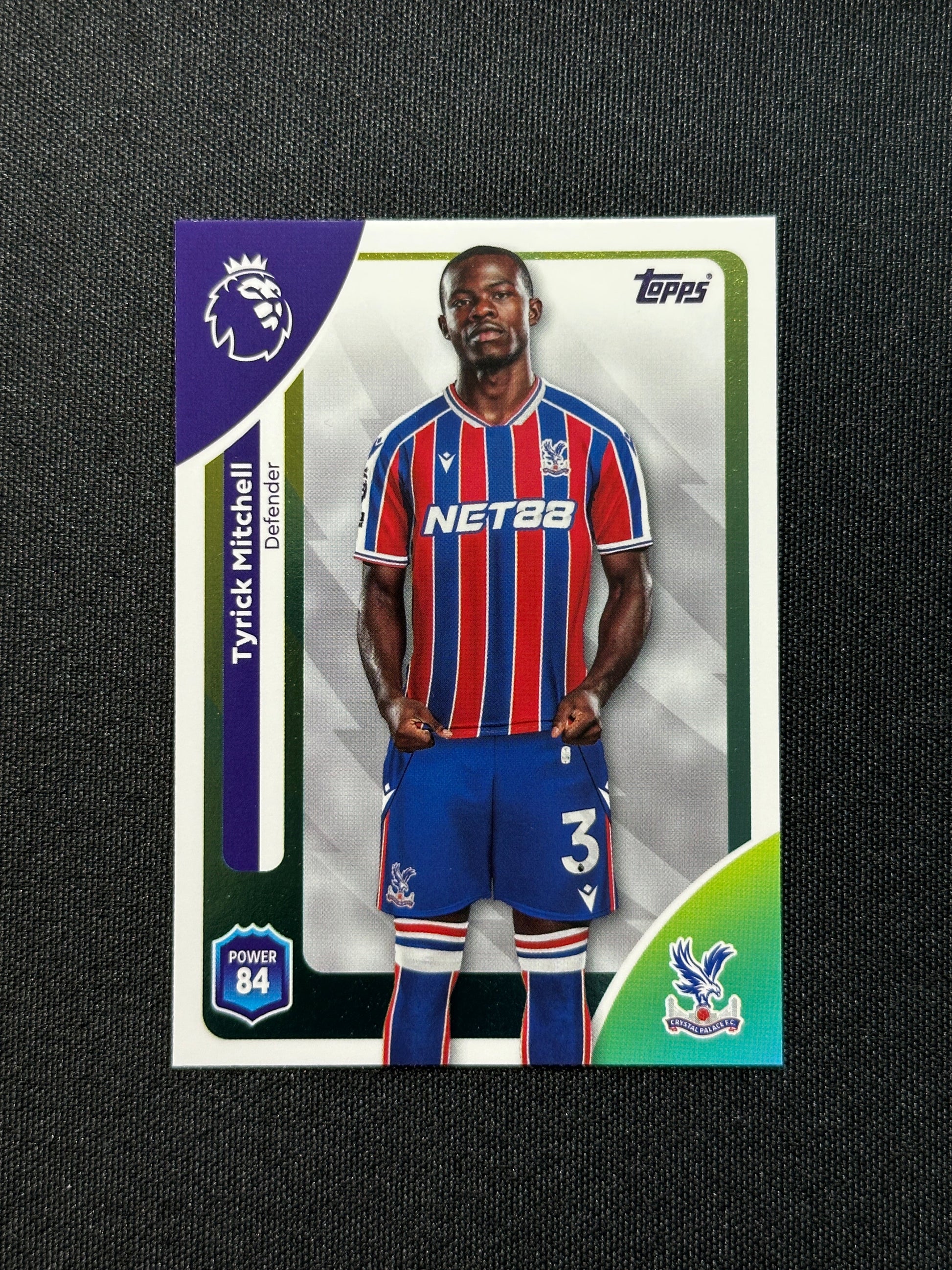 111 Tyrick Mitchell Crystal Palace Base - Topps Premier League 2026