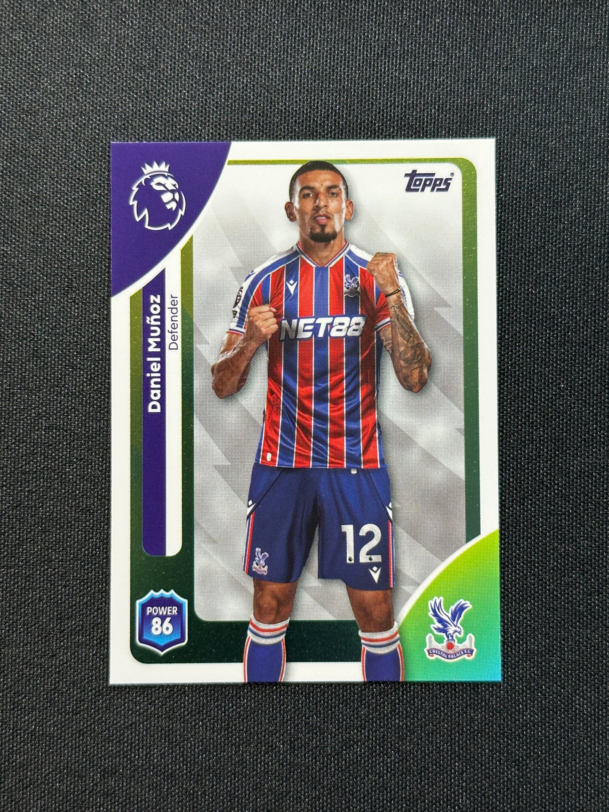 116 Daniel Muñoz Crystal Palace Base - Topps Premier League 2026