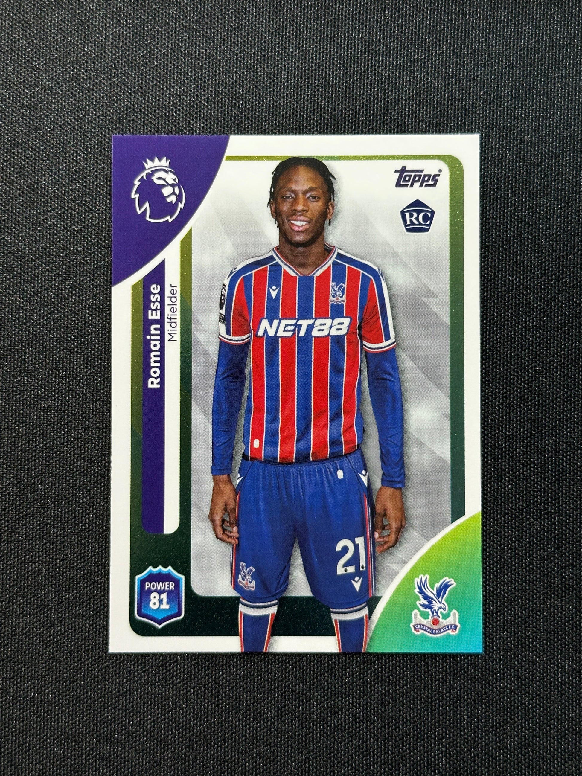 118 Romain Esse Crystal Palace Base - Topps Premier League 2026