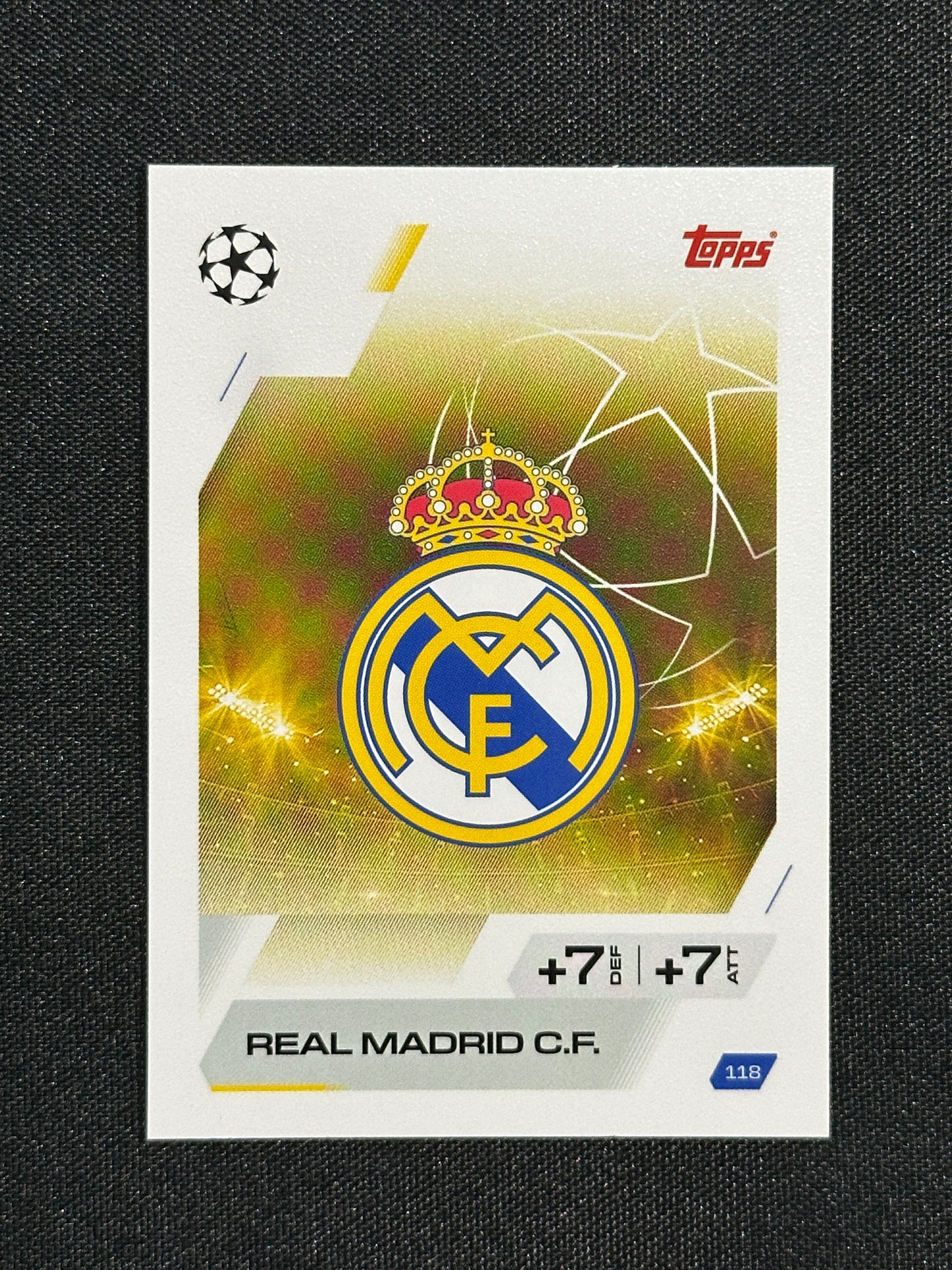 118 Team Badge Real Madrid Base - Topps Match Attax 2025/26