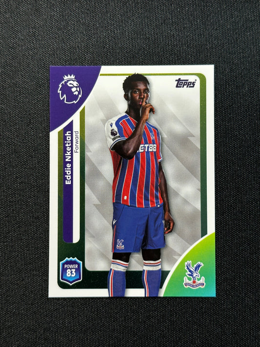 122 Eddie Nketiah Crystal Palace Base - Topps Premier League 2026