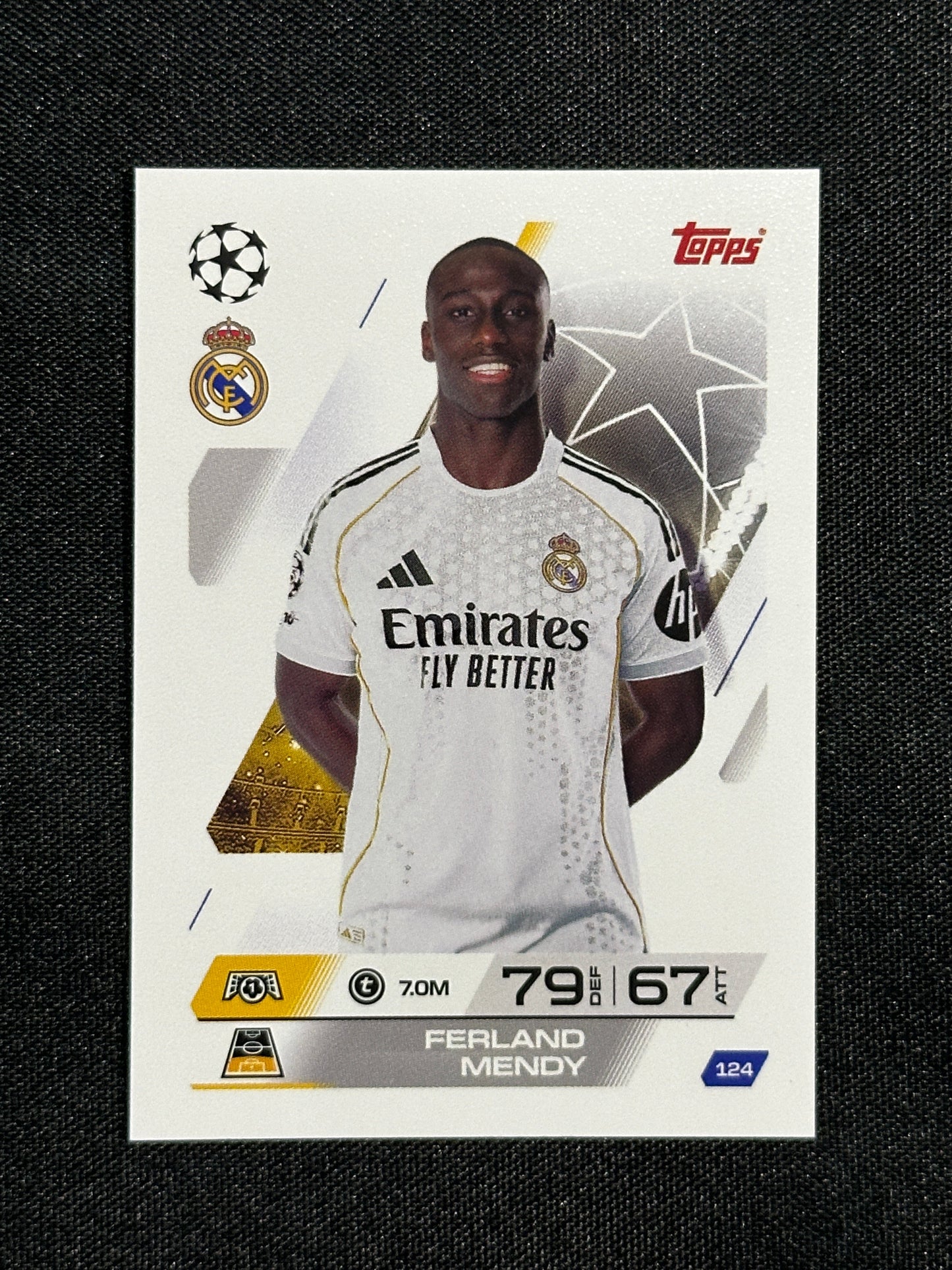 124 Ferland Mendy Real Madrid Base - Topps Match Attax 2025/26