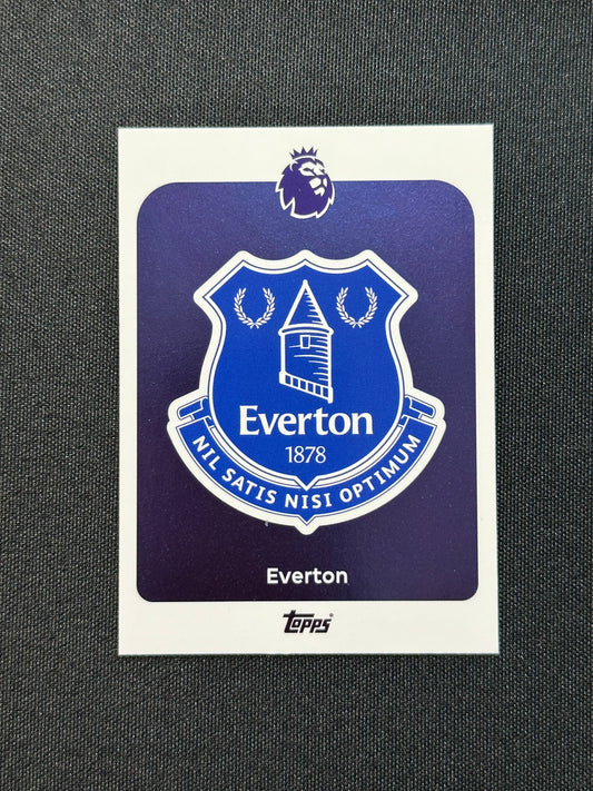 127 Team Badge Everton Base - Topps Premier League 2026