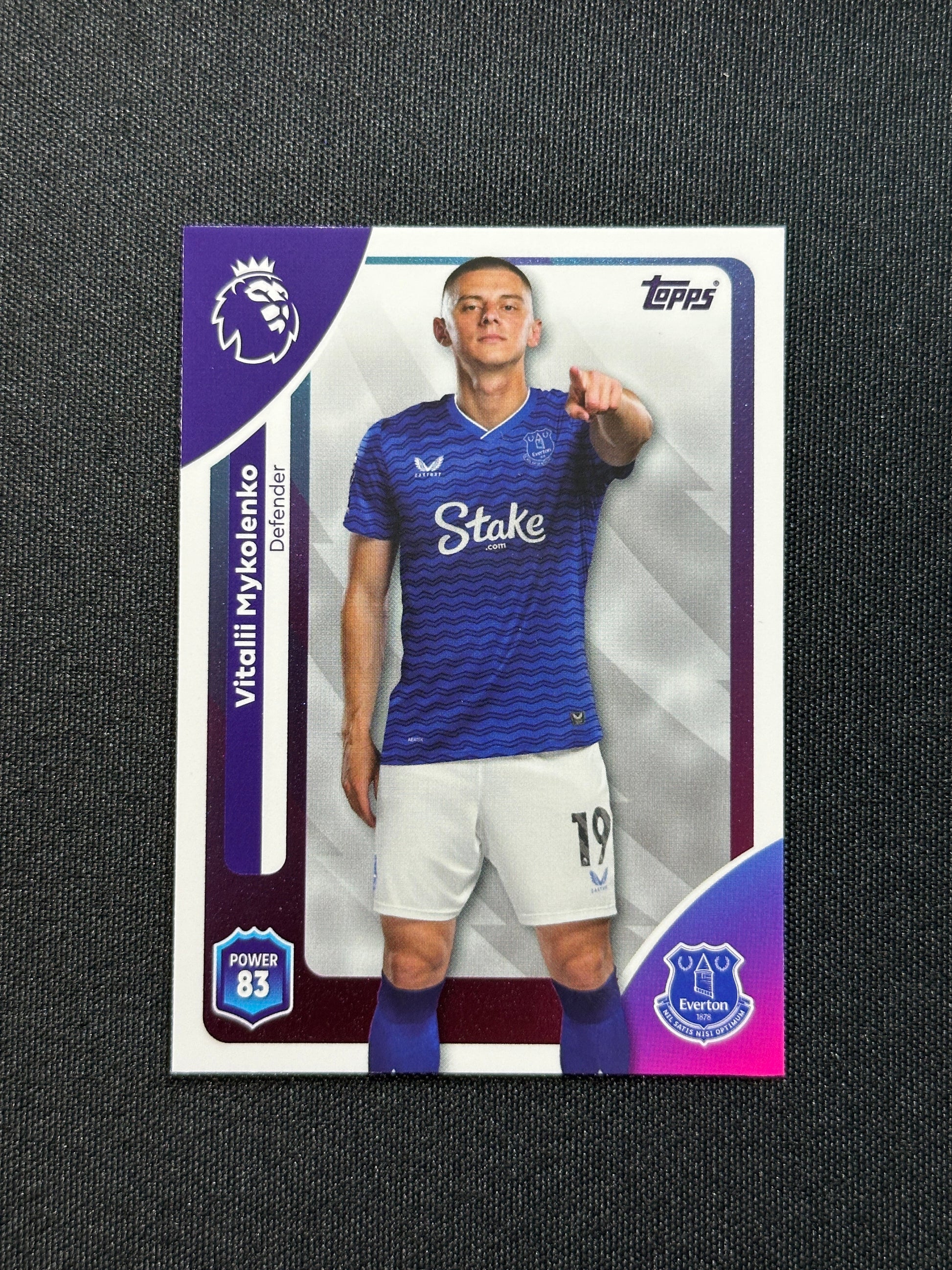 131 Vitalii Mykolenko Everton Base - Topps Premier League 2026
