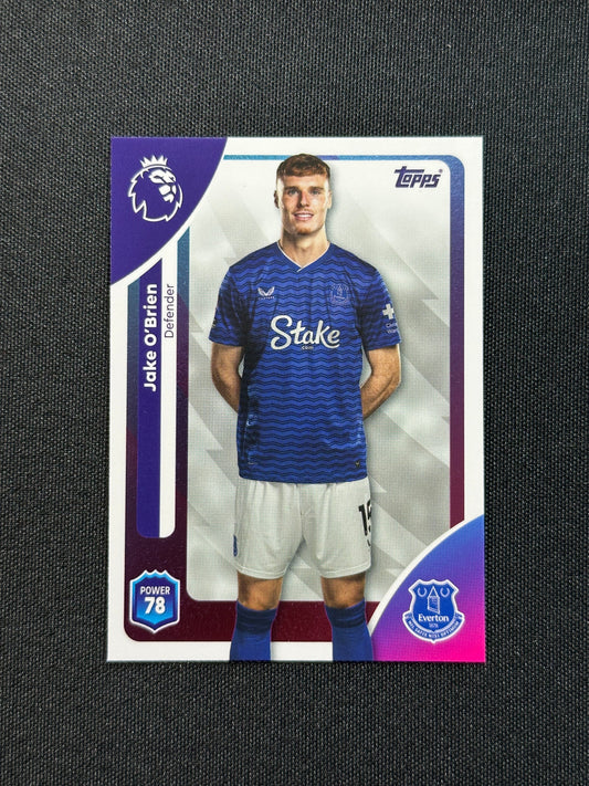 132 Jake O’Brien Everton Base - Topps Premier League 2026