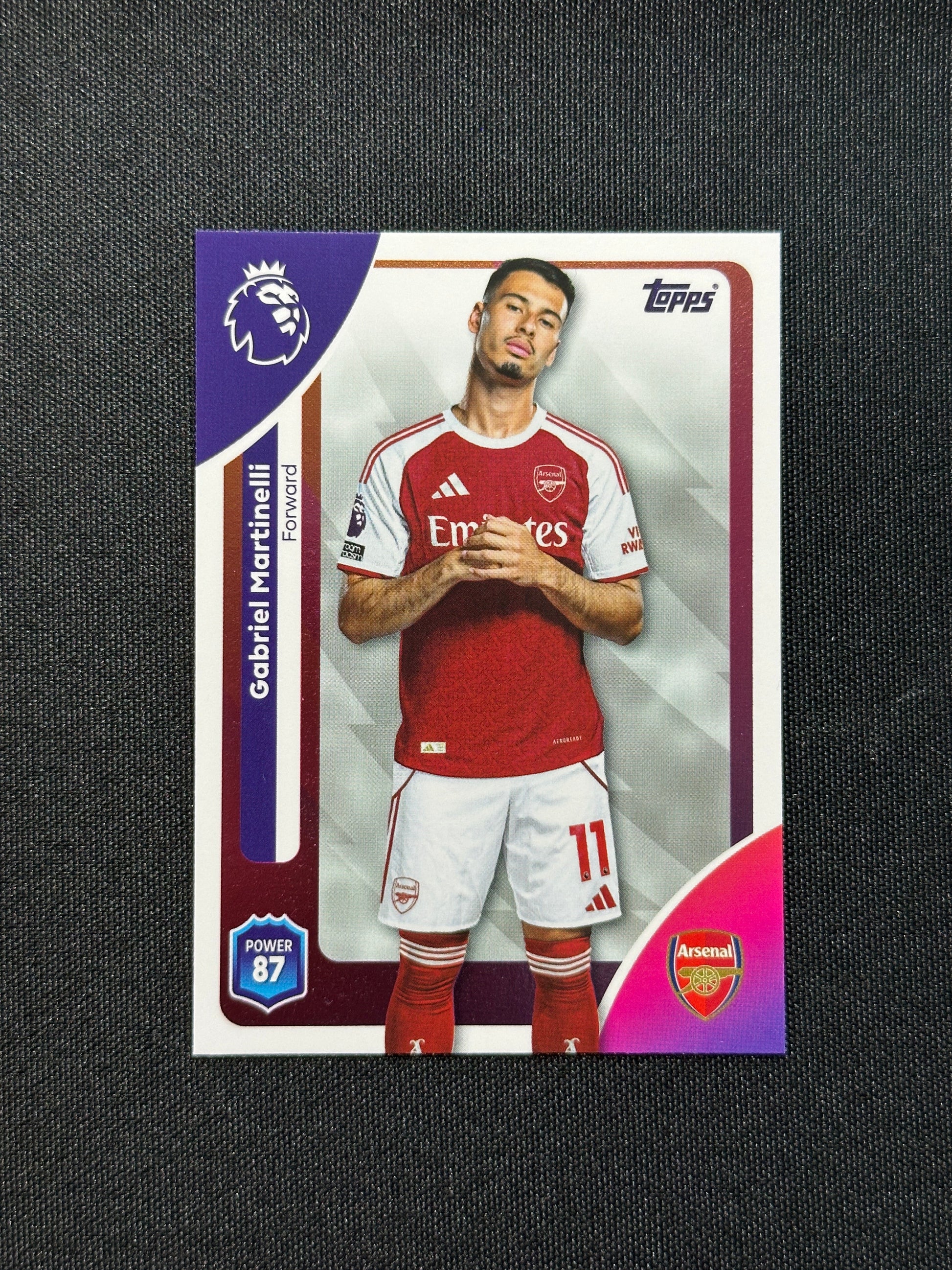 13 Gabriel Martinelli Arsenal Base - Topps Premier League 2026