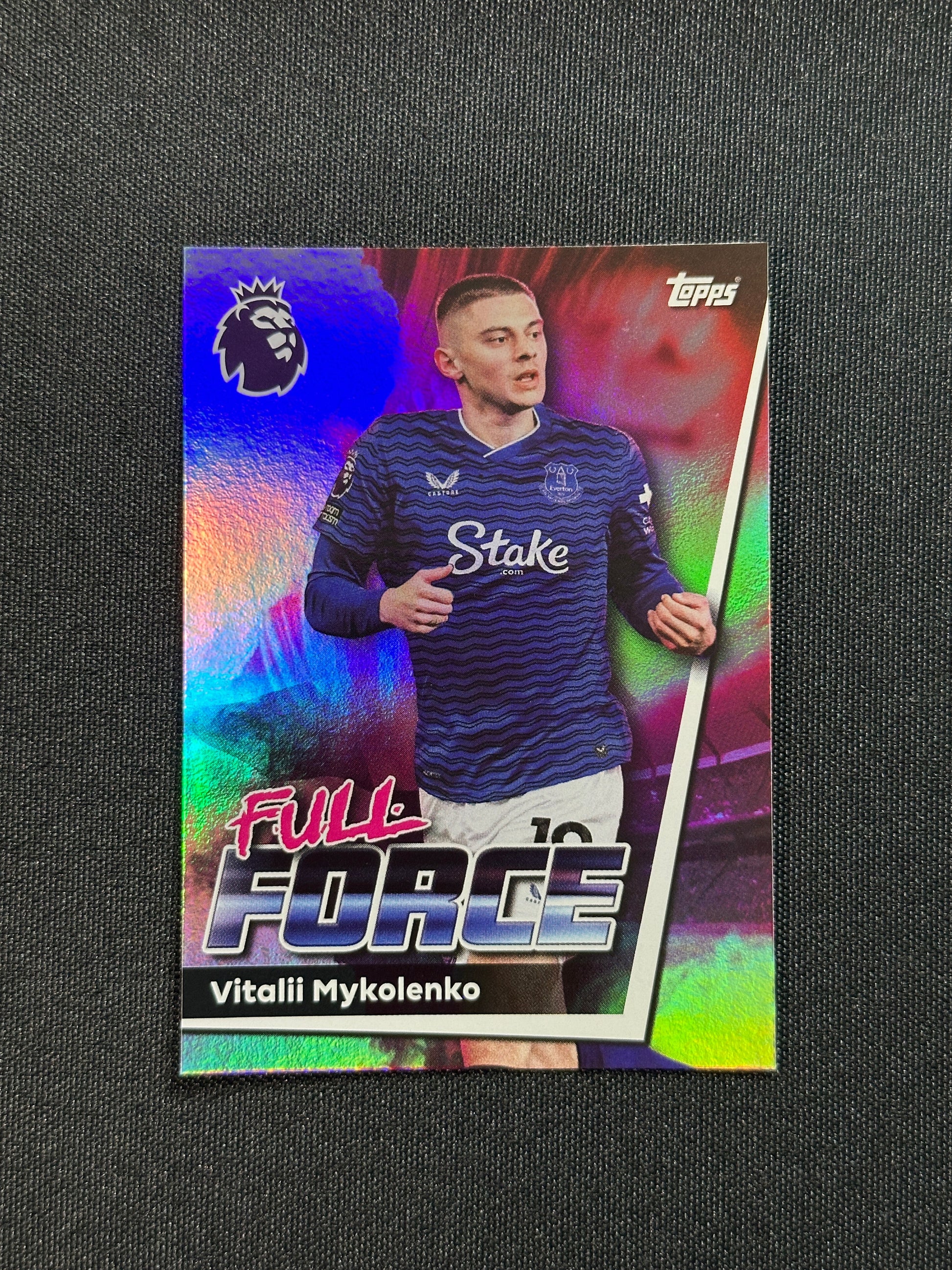 143 Vitalii Mykolenko Everton Full Force - Topps Premier League 2026