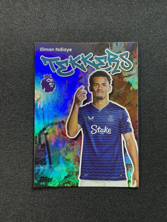 144 Iliman Ndiaye Everton Tekkerz - Topps Premier League 2026