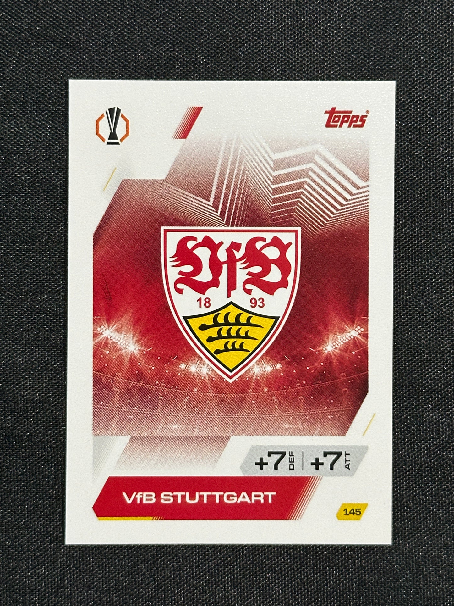 145 Team Badge VfB Stuttgart Base - Topps Match Attax 2025/26