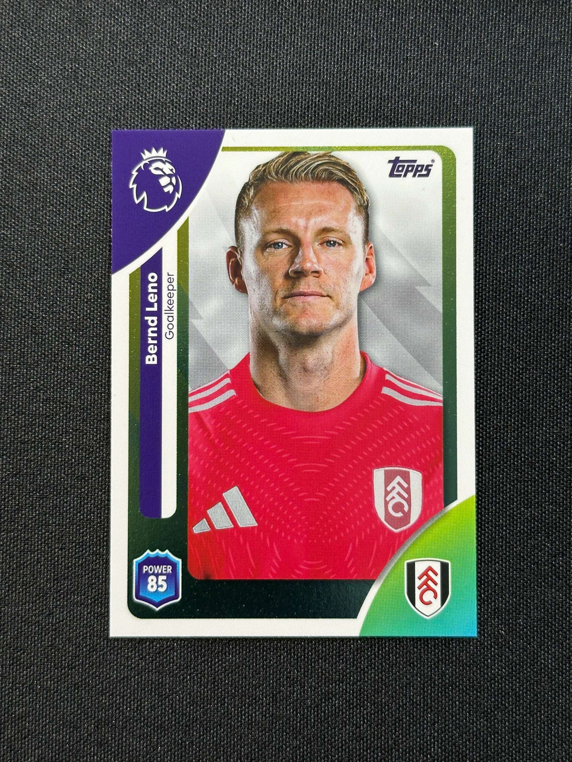 146 Bernd Leno Fulham Base - Topps Premier League 2026