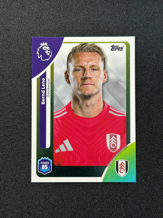 146 Bernd Leno Fulham Base - Topps Premier League 2026
