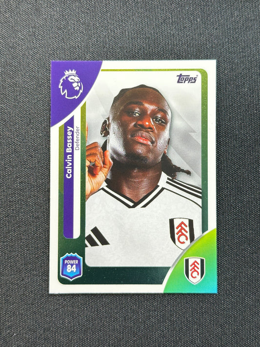 147 Calvin Bassey Fulham Base - Topps Premier League 2026