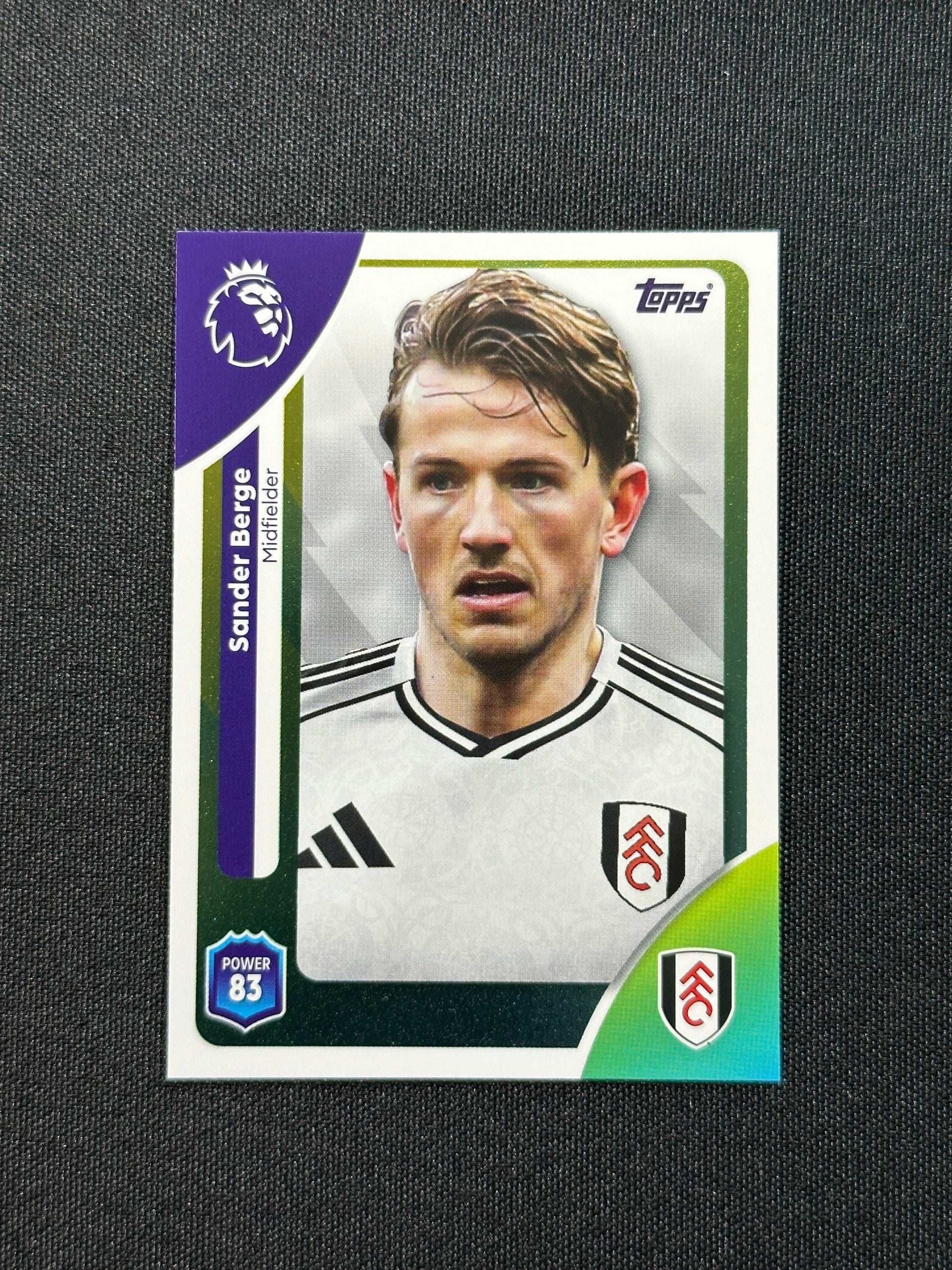 149 Sander Berge Fulham Base - Topps Premier League 2026
