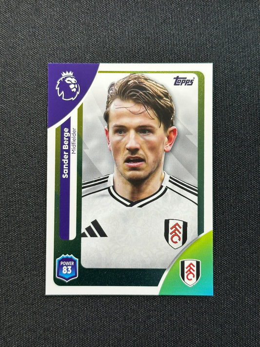 149 Sander Berge Fulham Base - Topps Premier League 2026