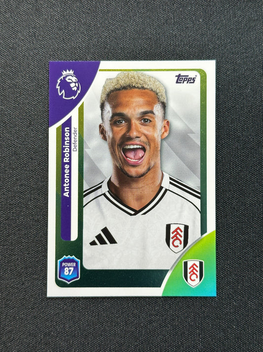 150 Antonee Robinson Fulham Base - Topps Premier League 2026
