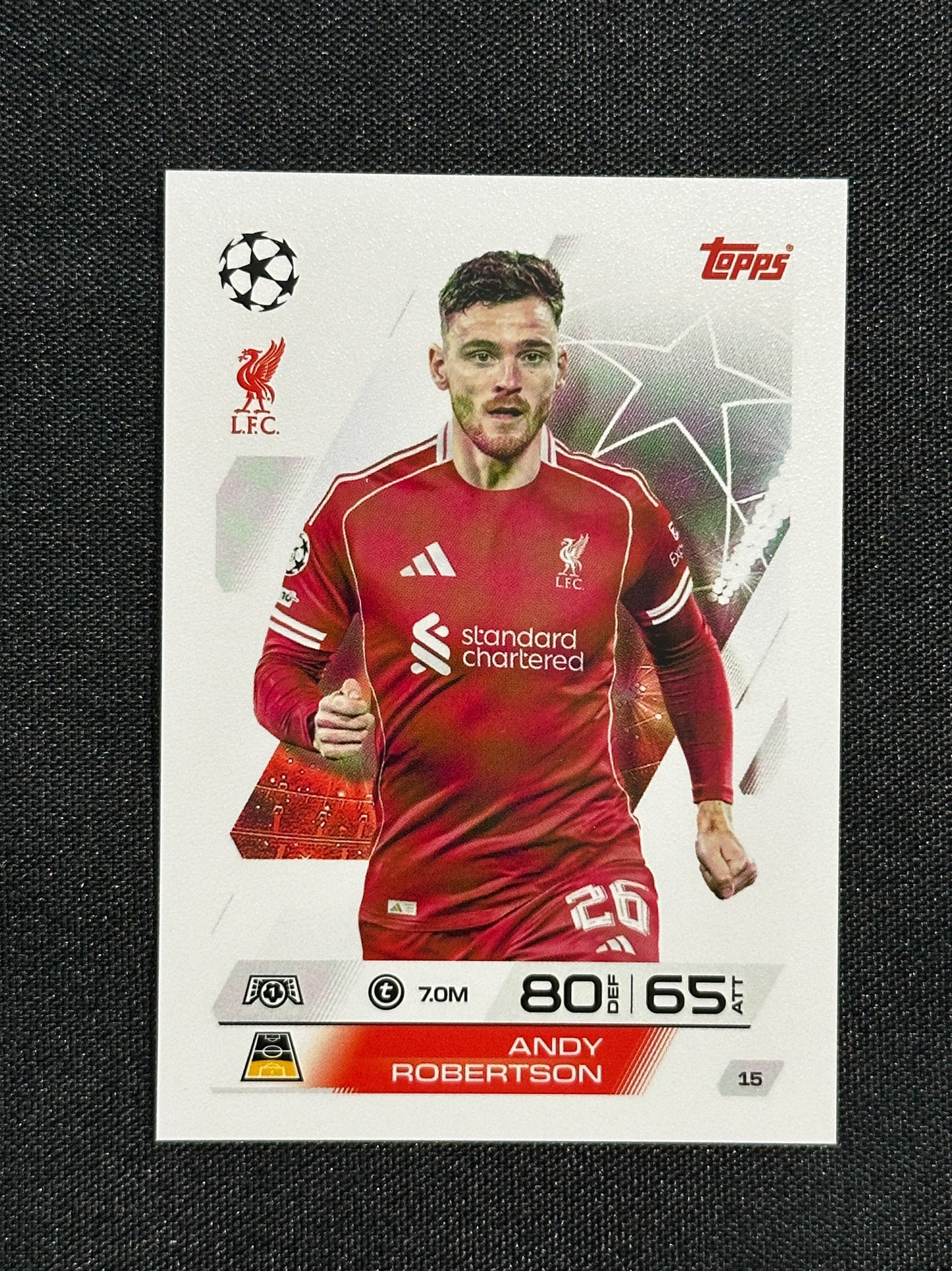 15 Andy Robertson Liverpool Base - Topps Match Attax 2025/26