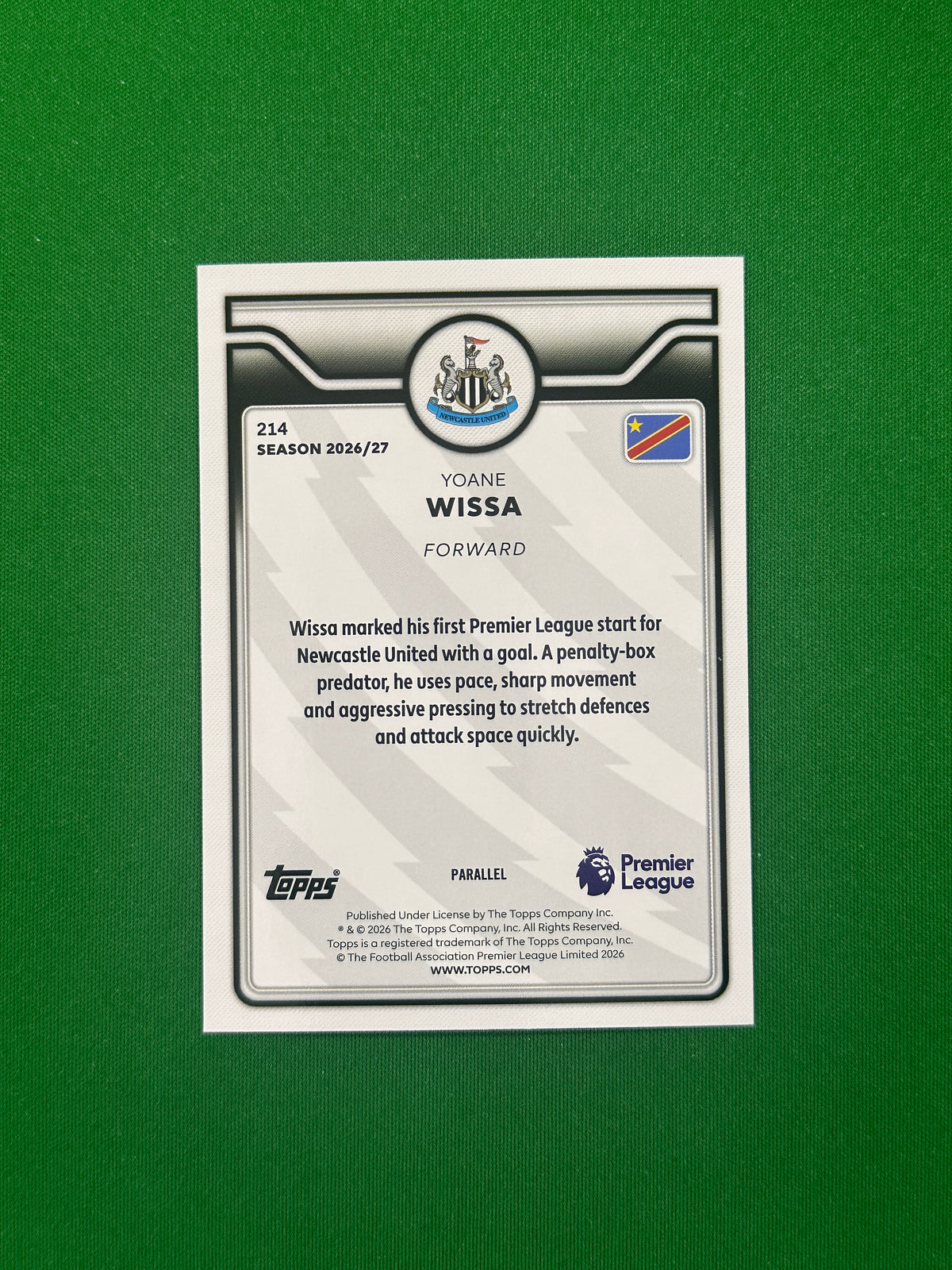 Yoane Wissa Blue 003/150 — back