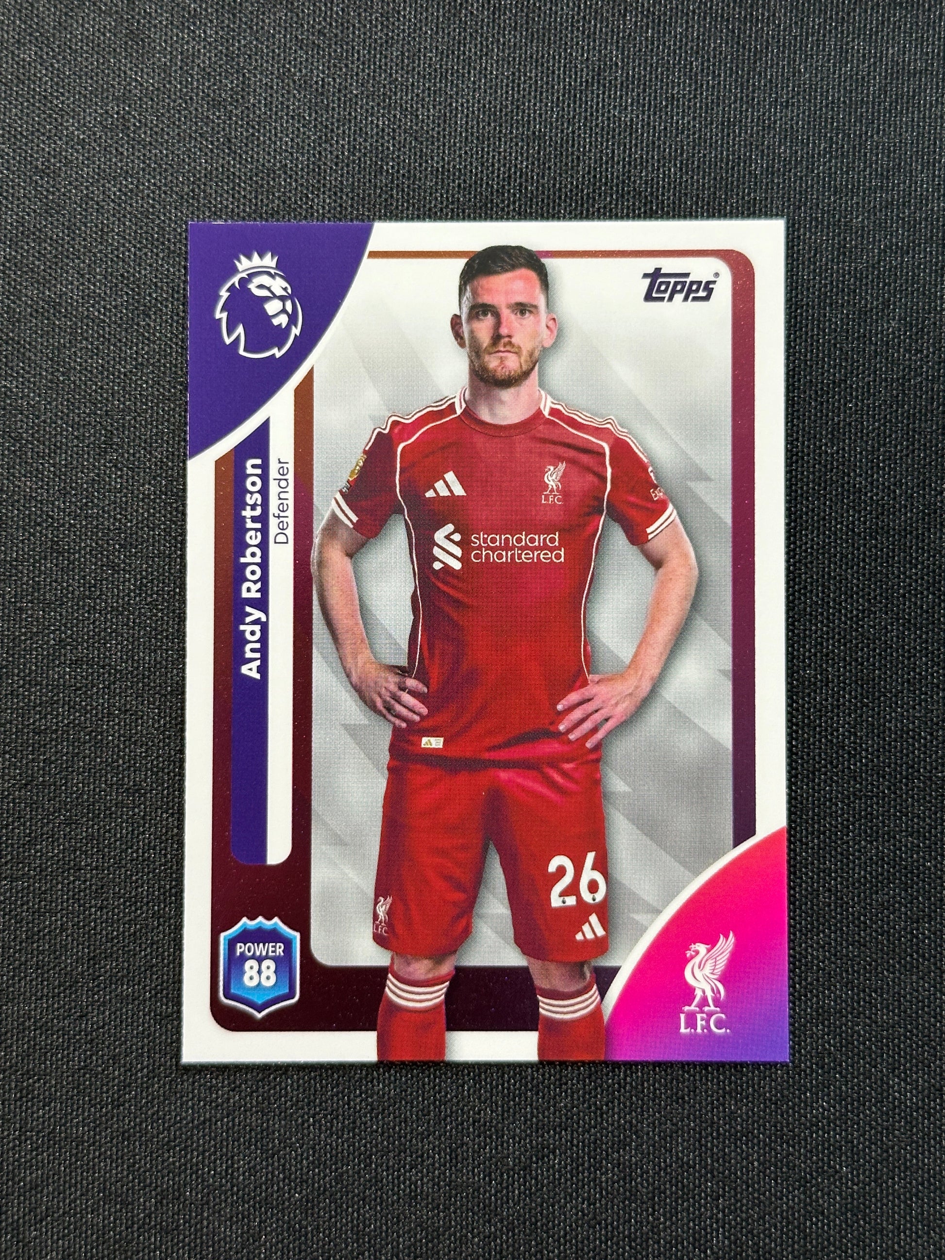 167 Andy Robertson Liverpool Base - Topps Premier League 2026