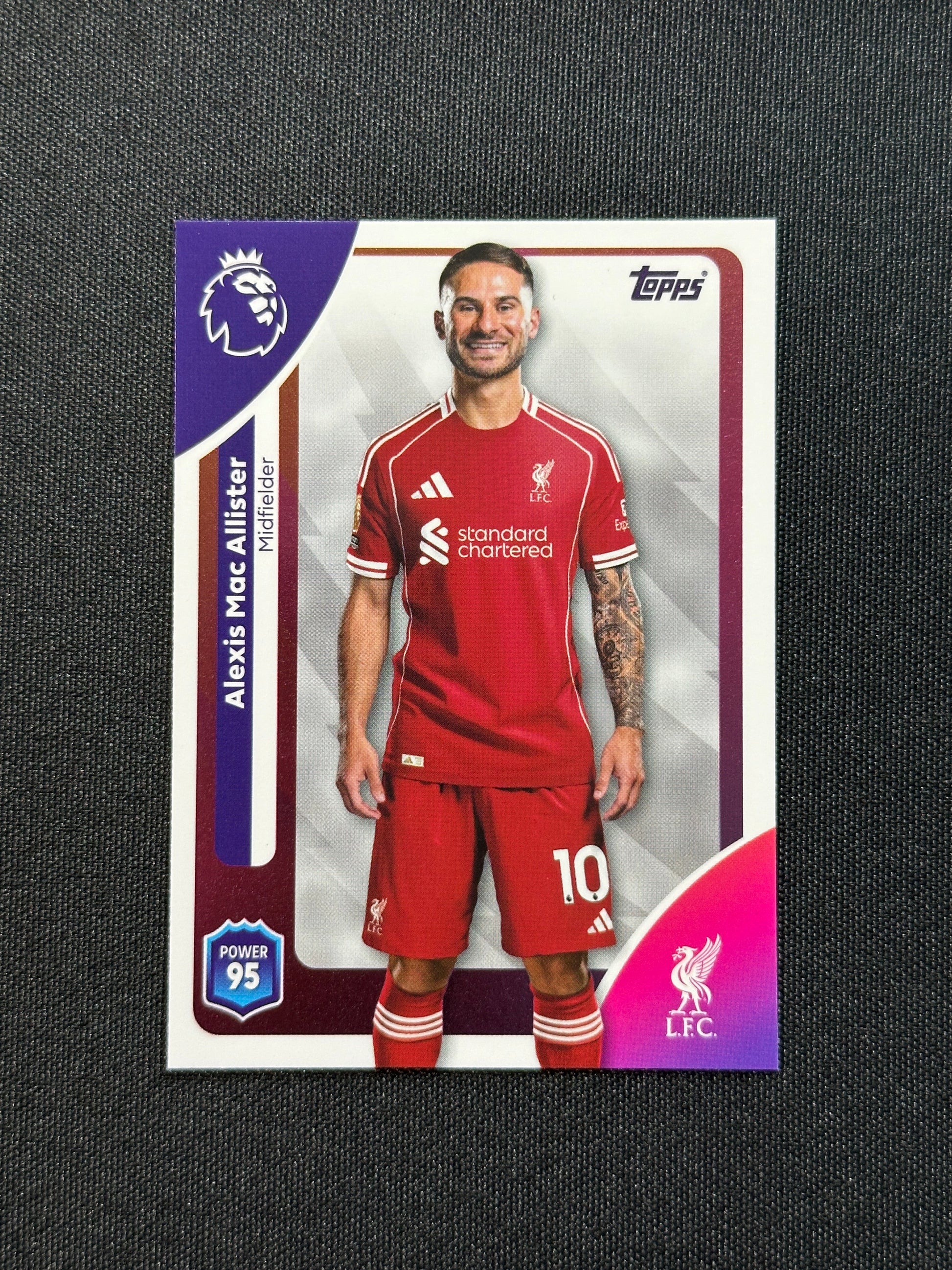 170 Alexis Mac Allister Liverpool Base - Topps Premier League 2026