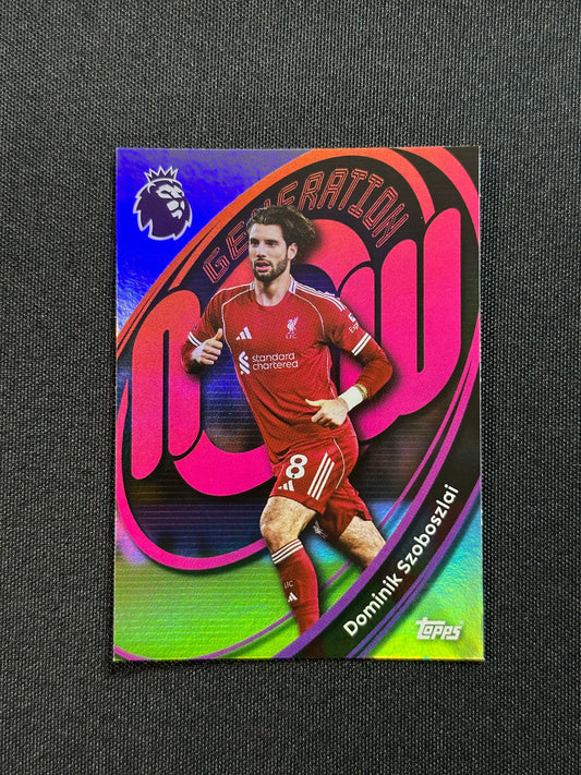 178 Dominik Szoboszlai Liverpool Generation Now - Topps Premier League 2026