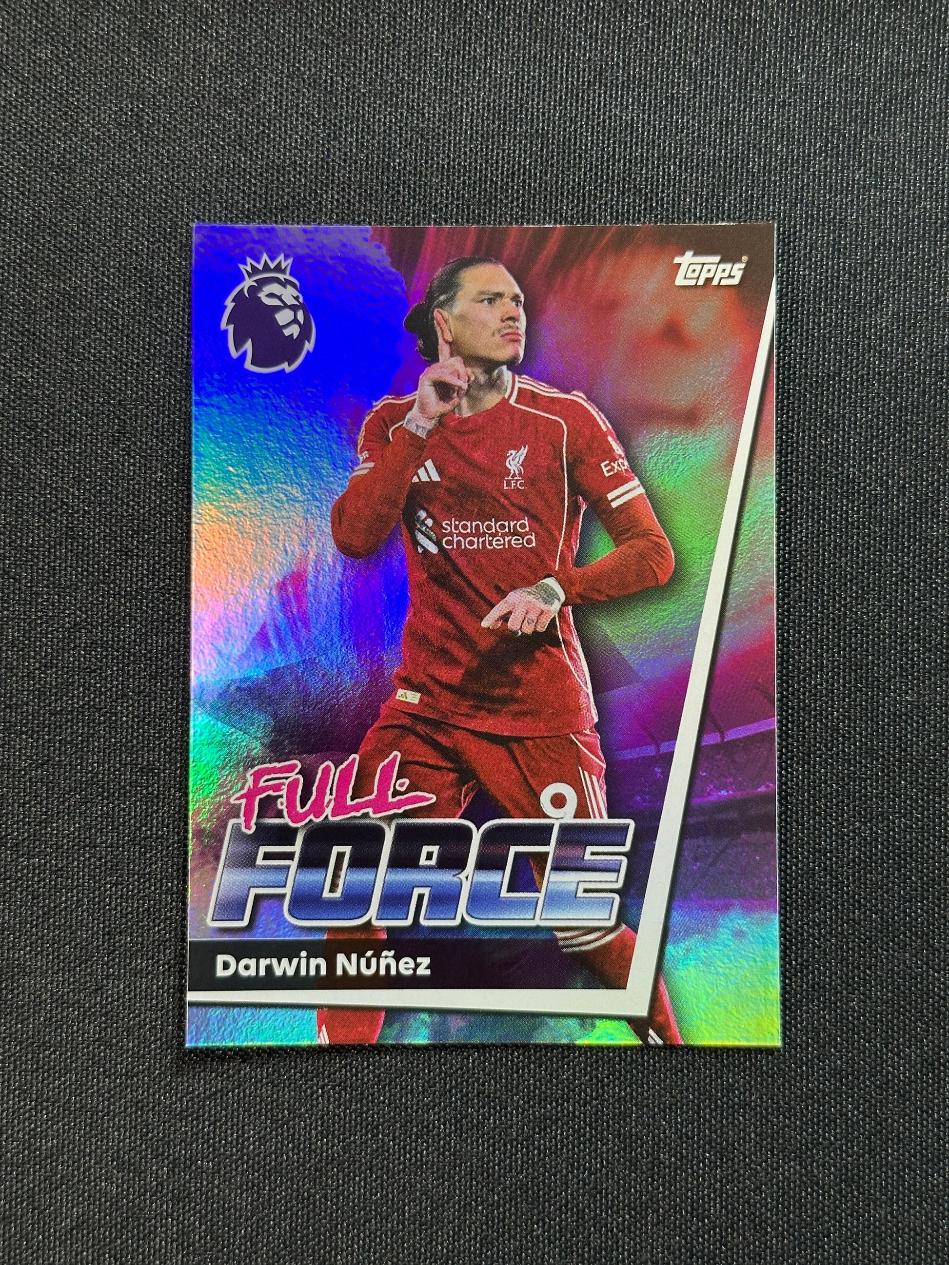 179 Darwin Núñez Liverpool Full Force - Topps Premier League 2026