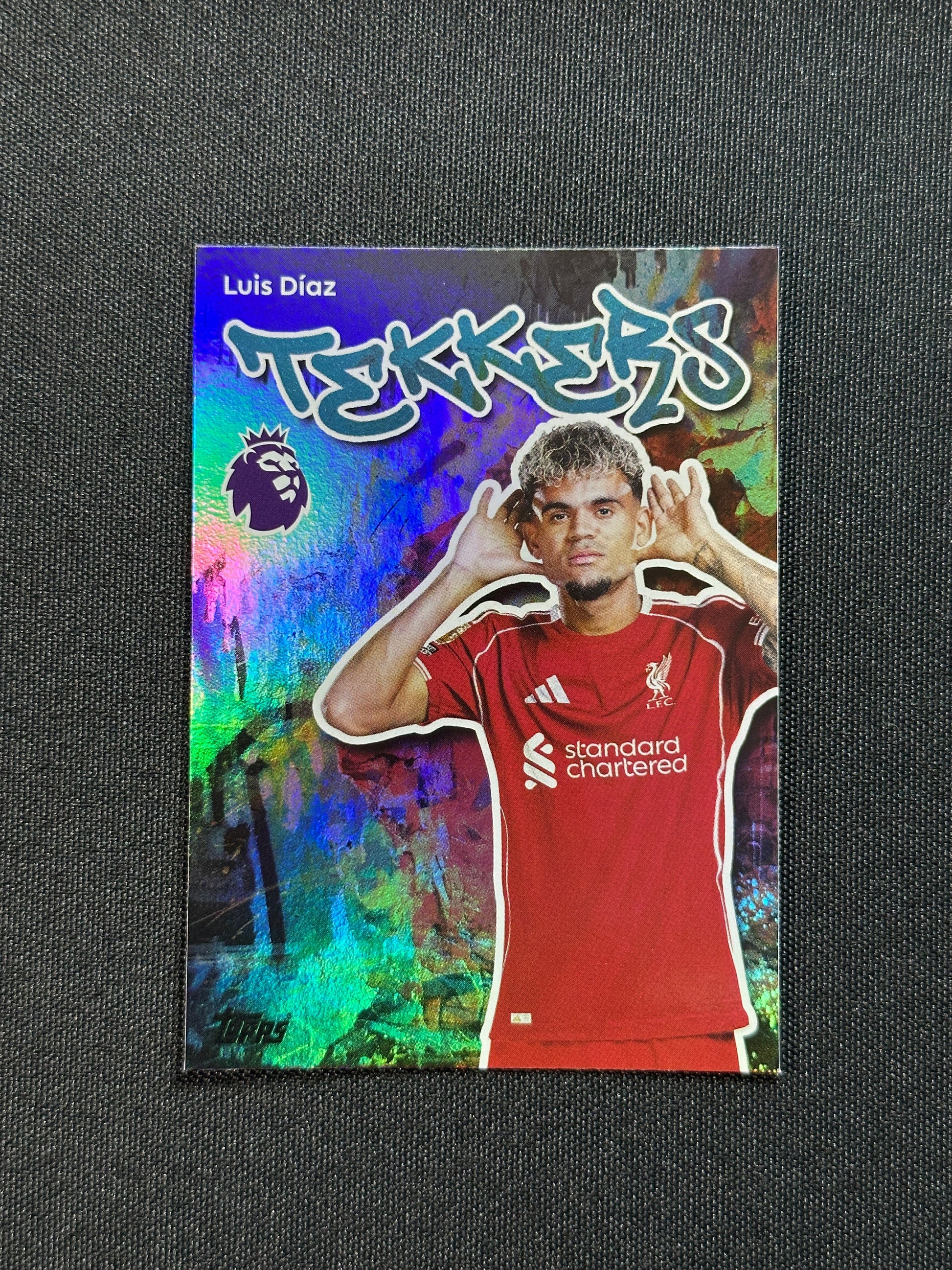 180 Luis Díaz Liverpool Tekkerz - Topps Premier League 2026