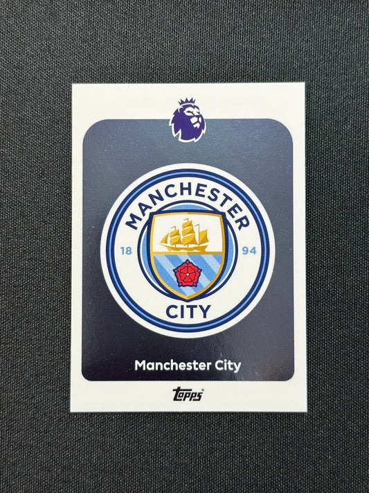 181 Team Badge Manchester City Base - Topps Premier League 2026