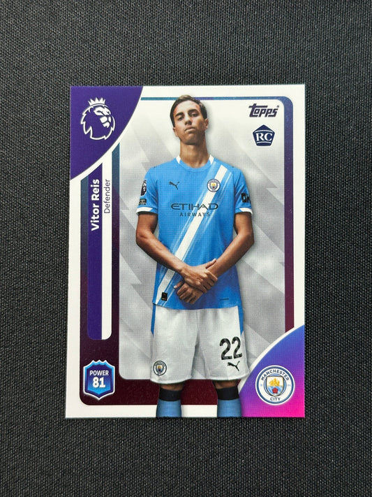 185 Vitor Reis Manchester City Base - Topps Premier League 2026