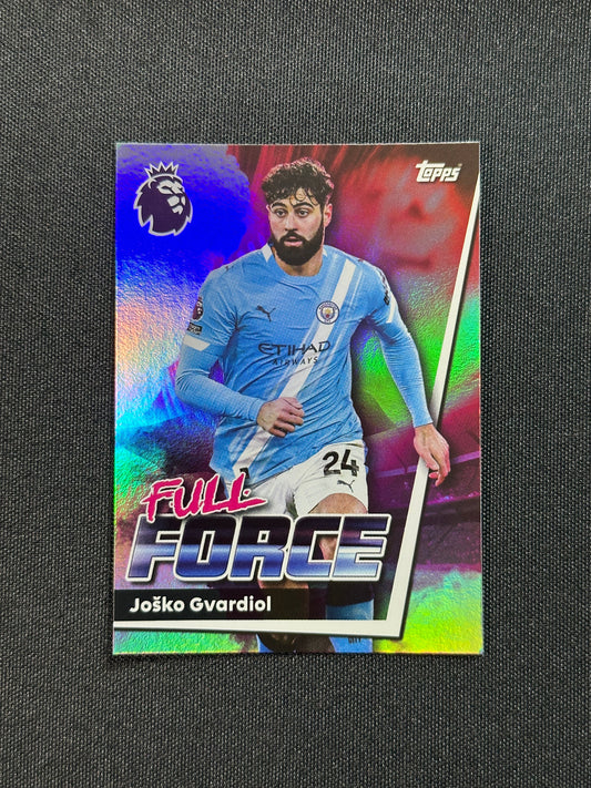 197 Joško Gvardiol Manchester City Full Force - Topps Premier League 2026