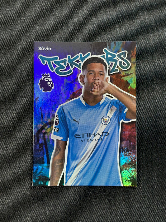 198 Sávio Manchester City Tekkerz - Topps Premier League 2026