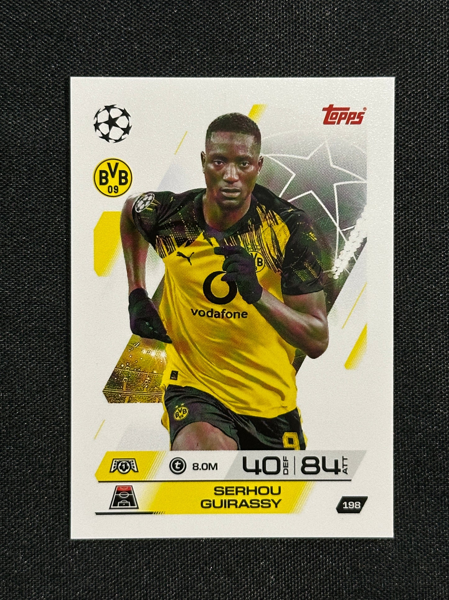 198 Serhou Guirassy Borussia Dortmund Base - Topps Match Attax 2025/26