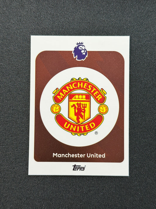 199 Team Badge Manchester United Base - Topps Premier League 2026