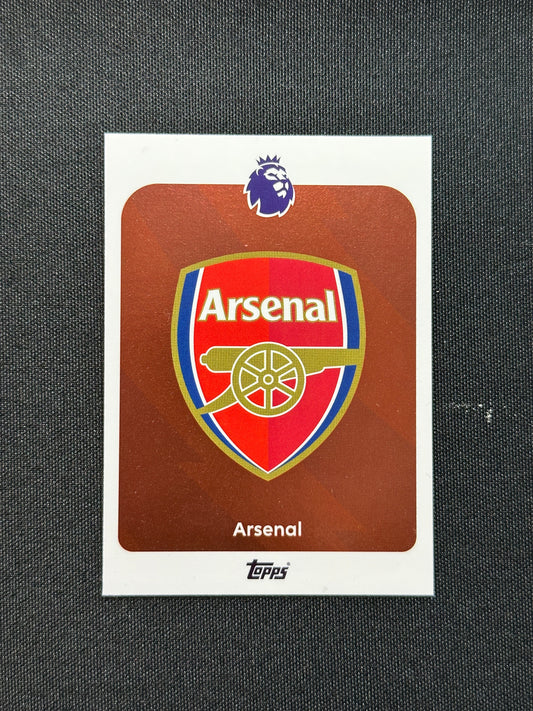 1 Team Badge Arsenal Base - Topps Premier League 2026