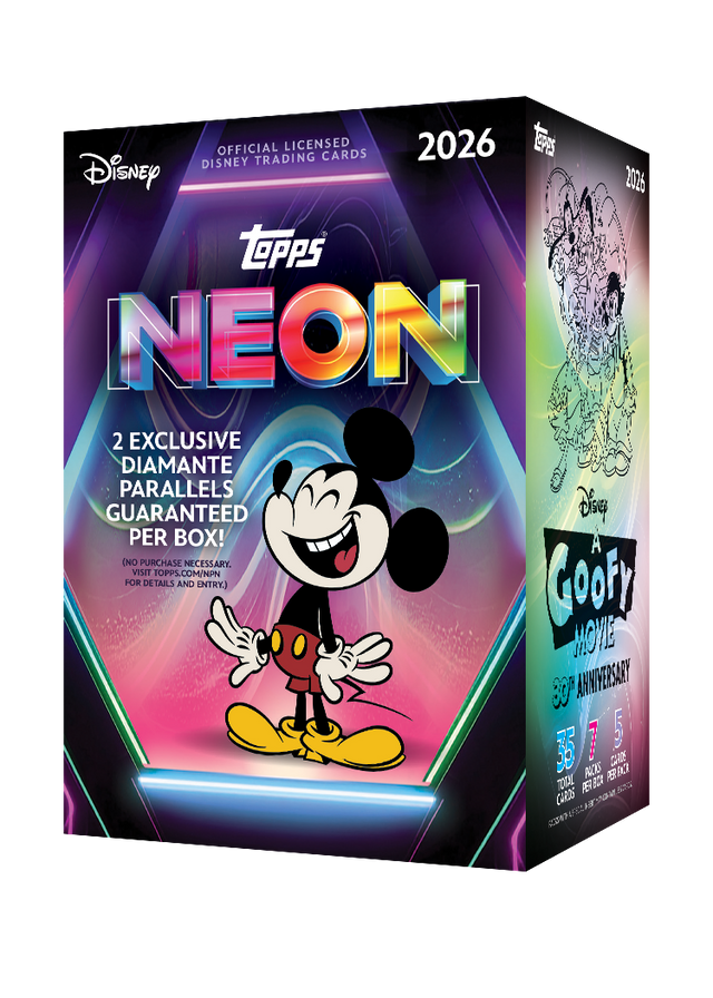 Topps Disney Neon 2026 Blaster Box
