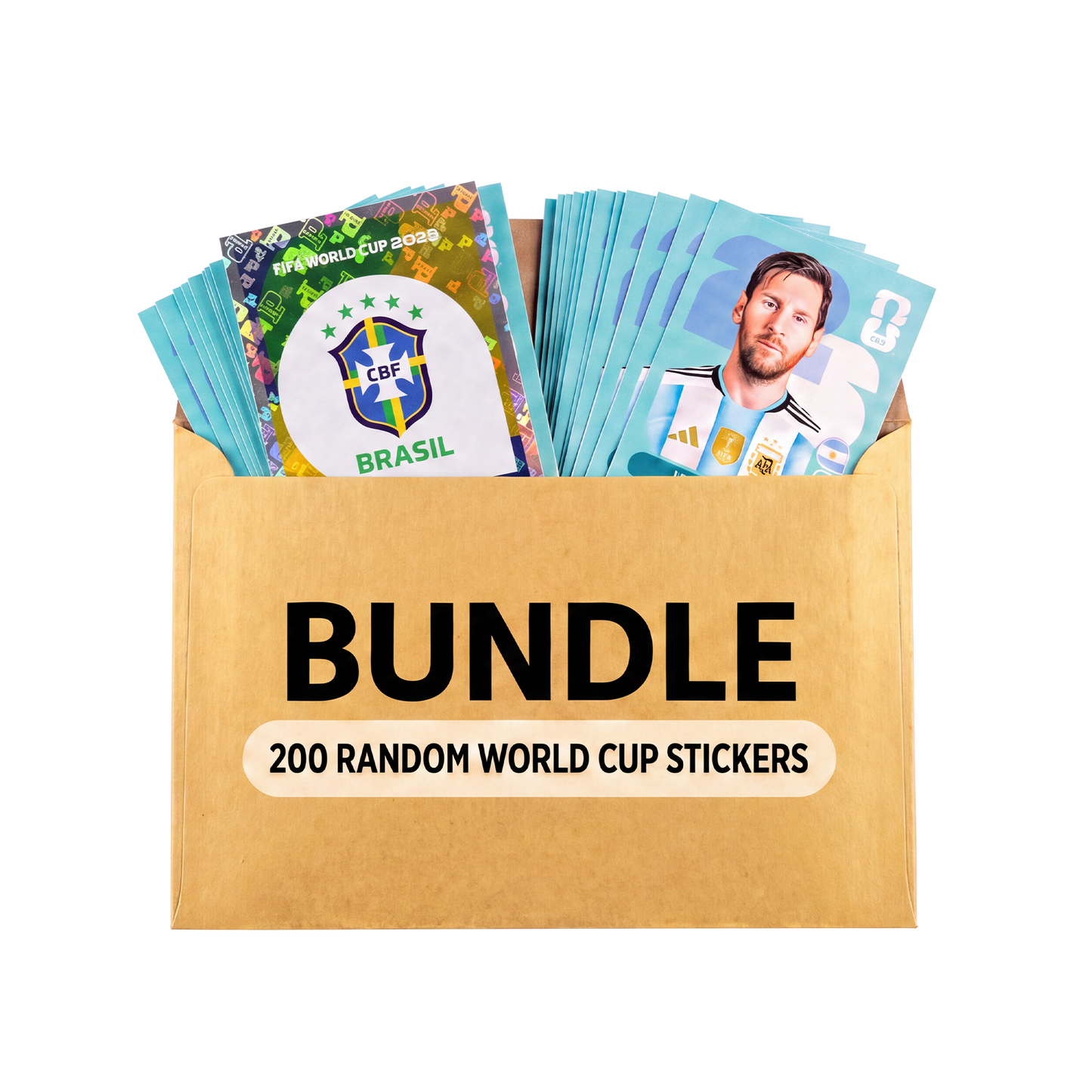 200 Panini World Cup 2026 stickers bundle