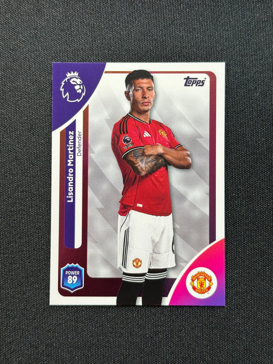 203 Lisandro Martínez Manchester United Base - Topps Premier League 2026