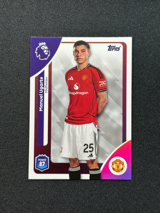 207 Manuel Ugarte Manchester United Base - Topps Premier League 2026