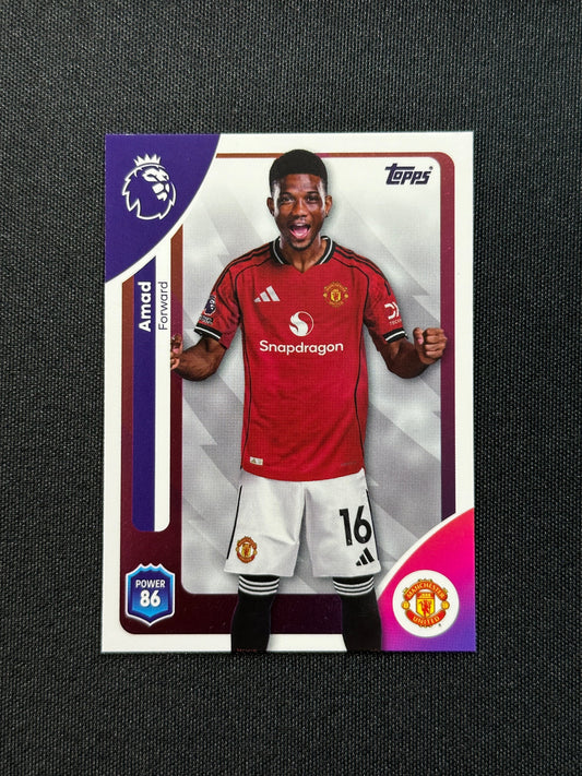 211 Amad Manchester United Base - Topps Premier League 2026