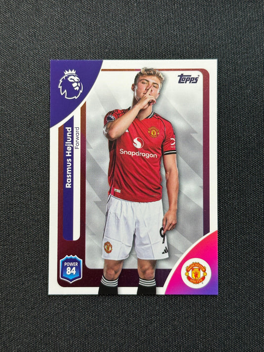 213 Rasmus Højlund Manchester United Base - Topps Premier League 2026