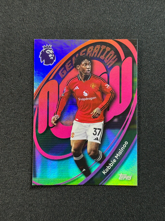 214 Kobbie Mainoo Manchester United Generation Now - Topps Premier League 2026