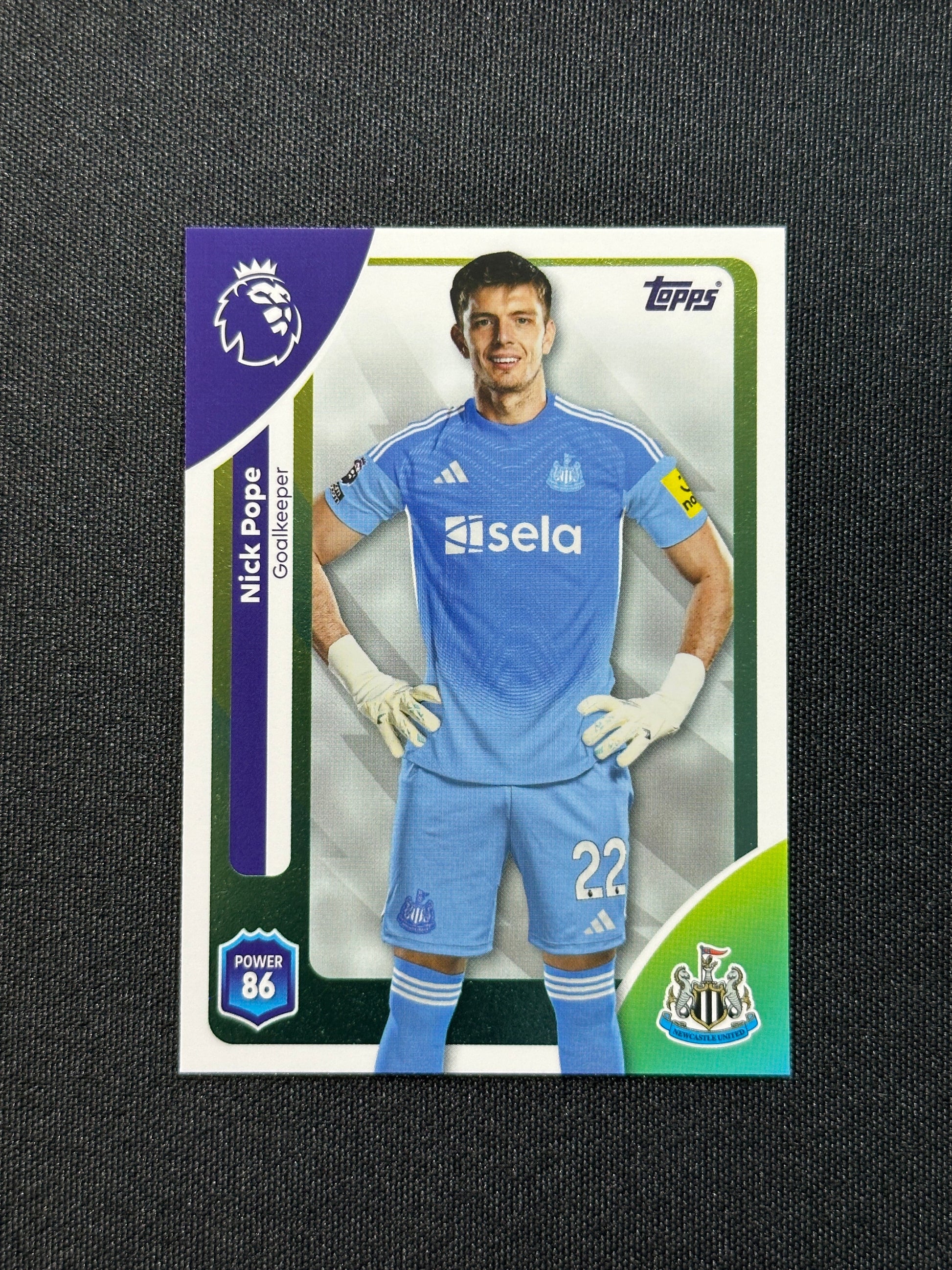 218 Nick Pope Newcastle Base - Topps Premier League 2026
