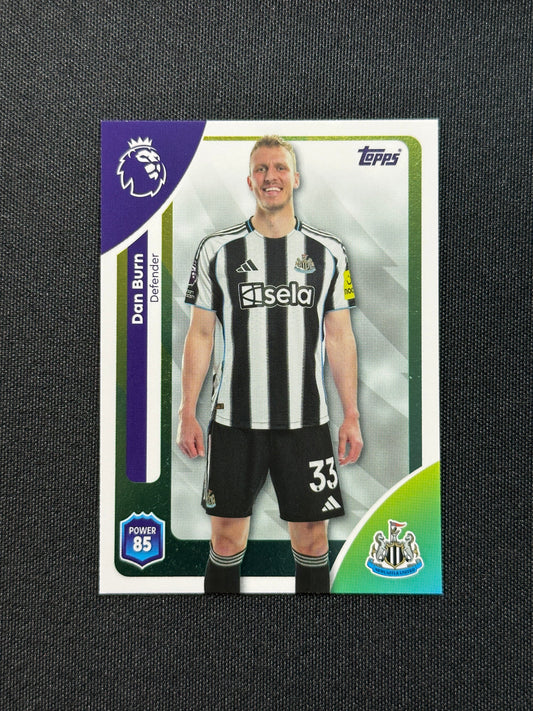 219 Dan Burn Newcastle Base - Topps Premier League 2026