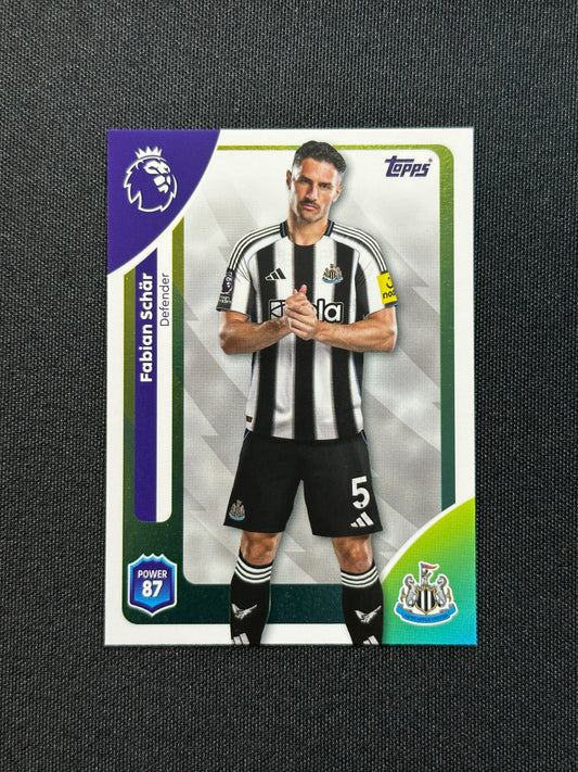 221 Fabian Schar Newcastle Base - Topps Premier League 2026