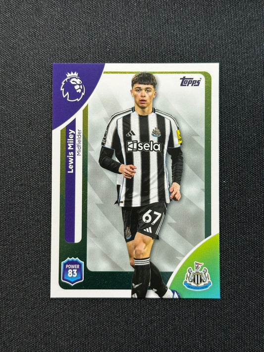 224 Lewis Miley Newcastle Base - Topps Premier League 2026
