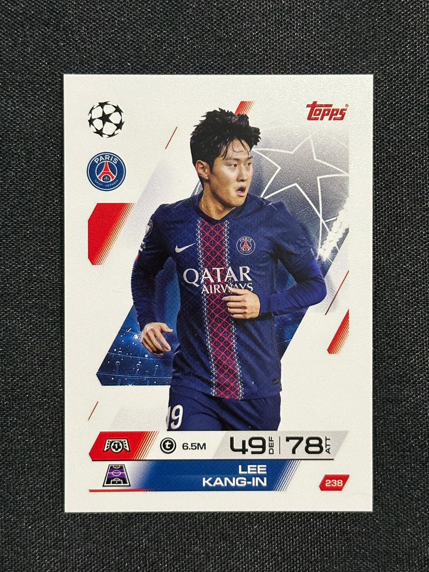 238 Lee King-In PSG Base - Topps Match Attax 2025/26