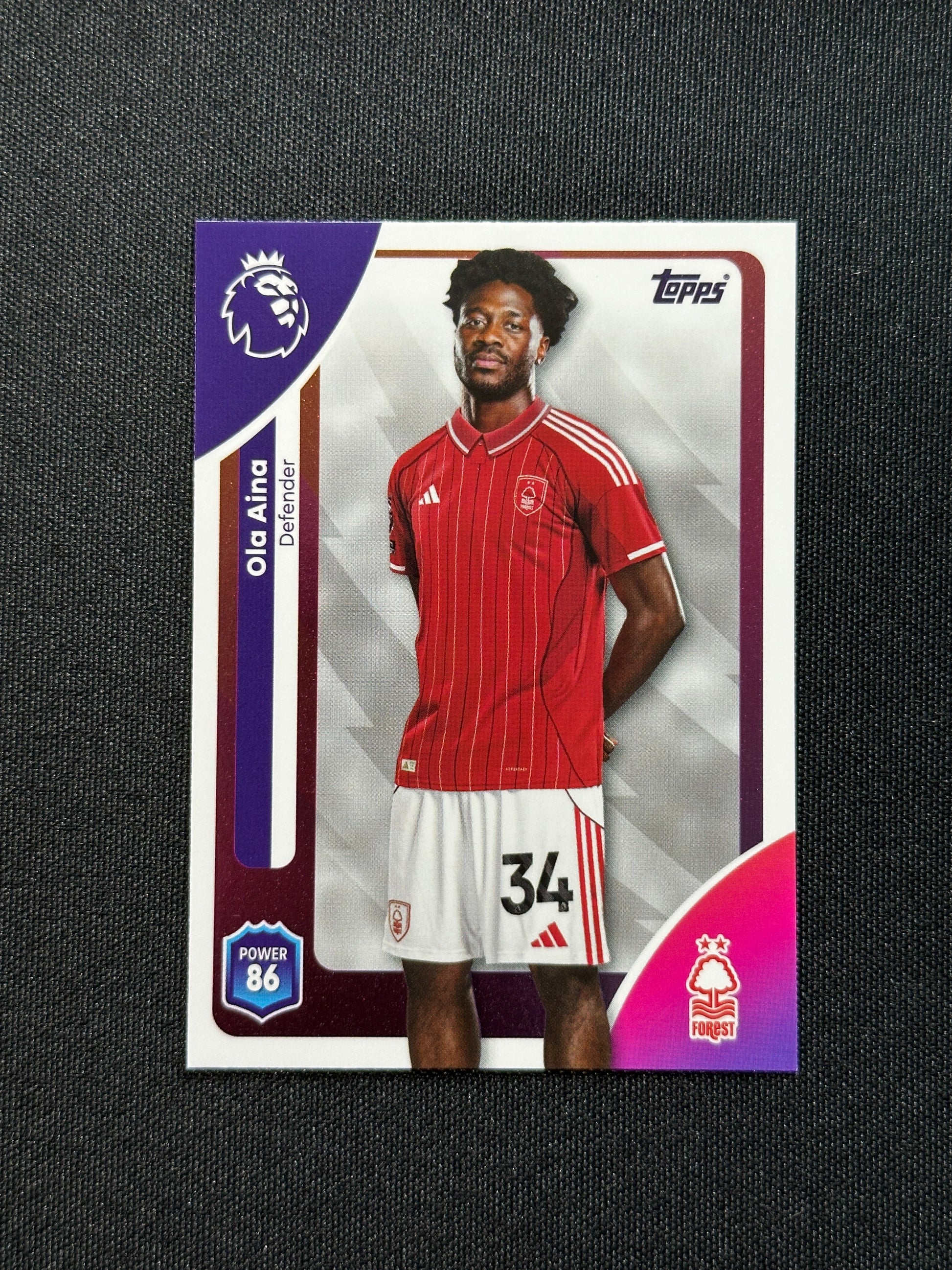 238 Ola Aina Nottingham Forest Base - Topps Premier League 2026